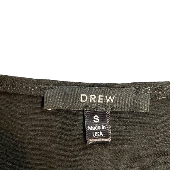 ANTHROPOLOGIE DREW Black Sleeveless Flare Wide Leg Elastic Waist Jumpsuit Size S - Picture 5 of 12